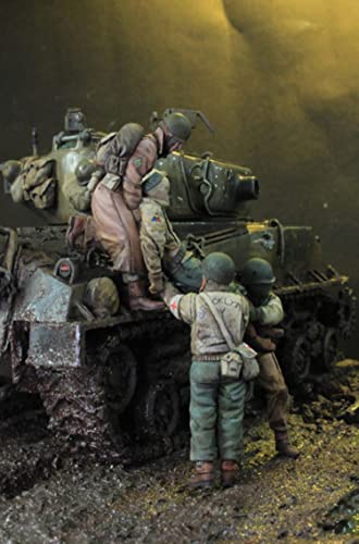 Modelo de Resina 1:35 Lesionado Moderno Sin Tanque miniatura 1