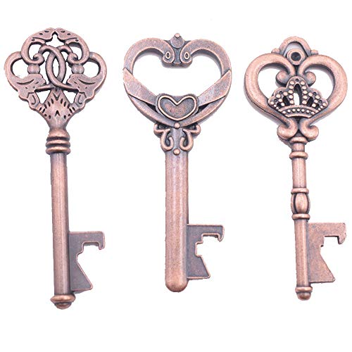 Sleutel-flesopener, 13 stuks, vintage flesopener, vintage retro sleutelvorm, flessenopener, sleutelhanger, party - Image 5