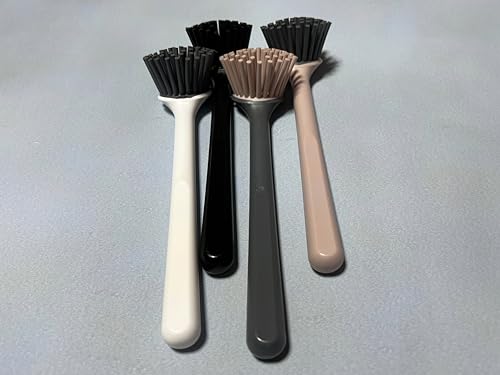 Foto von SPÜLBÜRSTE MIT SILIKON I REINIGUNGSBÜRSTE I WASCHBÜRSTE I HYGIENISCHE SPÜLBÜRSTE I HOCHWERTIGE REINIGUNGSBÜRSTE I IDEAL FÜR GLÄSER UND TASSEN I SILIKONSPÜLBÜRSTE (Schwarz)