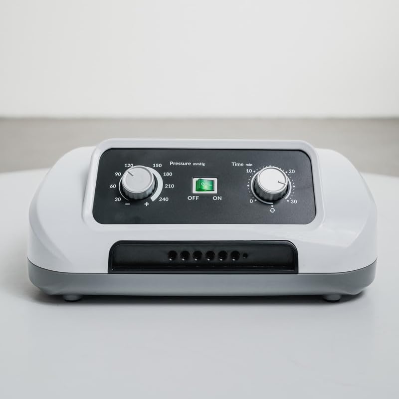 Venen Engel 6 Premium Medical avec pantalon Lymph-Flow | 6 programmes de massage | Certifié médical pour troubles veineux et lymphatiques | Traitement de la cellulite