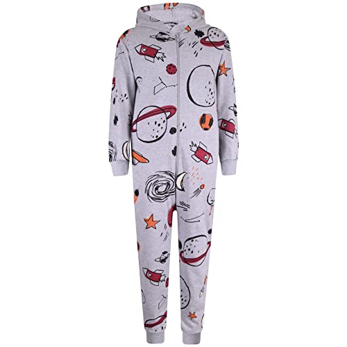 Onesie fusée pour enfants en coton pyjama combinaison de nuit 2-13 ans