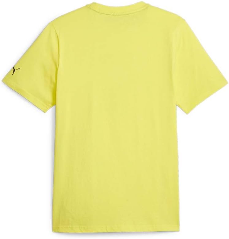 PUMA Men's Scuderia Ferrari Race Shield T-Shirt, Speed Yellow, Medium
