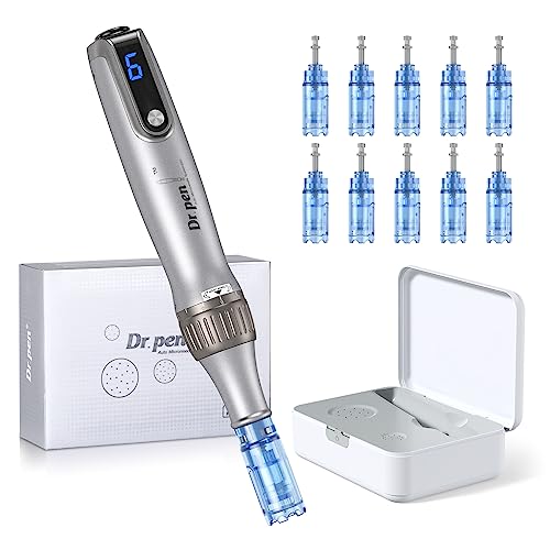 Original Dr. pen Ultima M8S Microneedling Pen: Wireless Microneedling Pen with 7 Type Replacement Cartridges - for Wrinkle Stretch Marks Scar and Hair Loss Treat