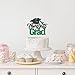 BOBYIYI Congrats Grad Cake Topper 2026 Graduation Party Decorations Class of 2026 Graduation Party Decorations for High School 2026 Grad Party Decor Black Green Glitter