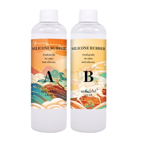 Kit de goma de silicona líquida que hace un molde de fabricación de, silicona multifuncional multifuncional resistente a la lágrima, conveniente creación de molde de bricolaje | Para la decoració