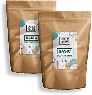 Mill & Folks Basic Bread Flour Mixture 2x900g | Vegan & Gluten-free