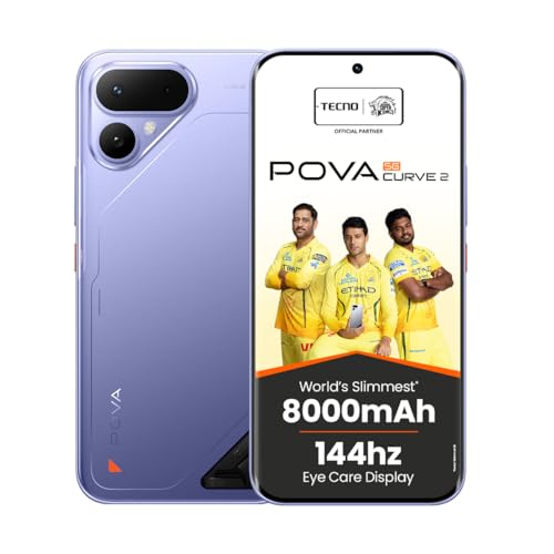 Image of Tecno Pova Curve 2 5G (Mystic Purple, 8GB RAM, 128GB Storage)