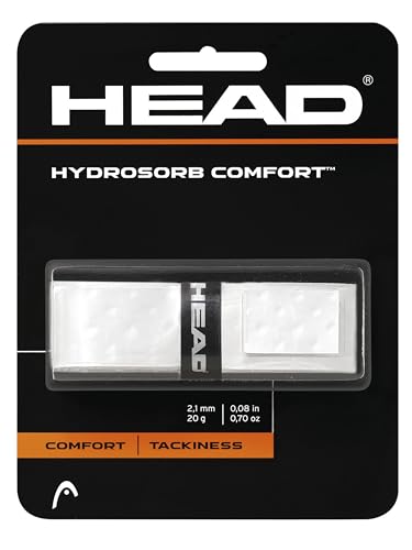 HEAD Hydrosorb Comfort Tennis Racquet Replacement Grip Tape &ndash; Extra Cushioning, Shock Absorption...