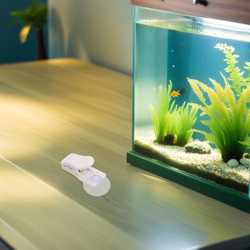 Pinza de algas con ventosa para acuario evita restos flotantes en tanques 7