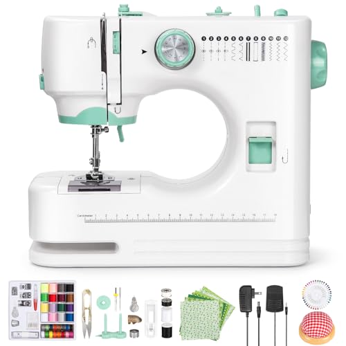 Sewing Machine for Beginners, Sewing Kit for Adults, Portable Mini...