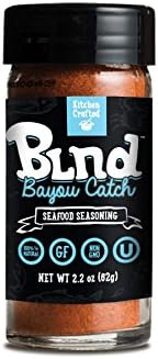 Kitchen Crafted Blnd 100% Natural Non-GMO "Bayou Catch" Seafood Seasoning 2.2 oz, Gluten Free, Pack of 1