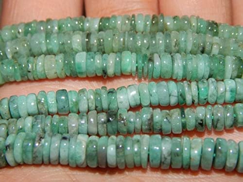 Moonstone beads Heishi 7x8mm pour un collier bohème d'été