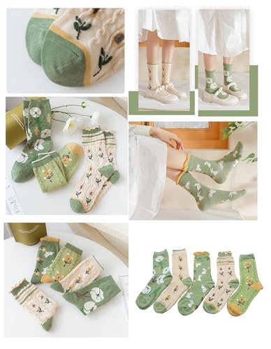 Image of YYaaloa Womens Above Ankle Crew Socks Casual Cotton Socks Cute Fun Novelty Girl Thin Dress Socks