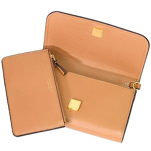 Tory Burch Womens 146467 Thea Pebbled Leather With Gold-tone Hardware Crossbody Bag With Flat Wallet4