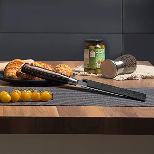 N//A 11Pcs-Knife Edge Guards-Universal Blade Covers - Extra Strength, Abs Plastic And Bpa-Free Felt Lining, Non-Toxic And Food Safe（Knives Not Included） Black #TOP4
