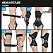 KFJZGZZ Adjustable Knee Protection Booster - One-Size-Fits-All Design with Elastic Gusset, Reduces Swelling & Stiffness After Workouts or Injury