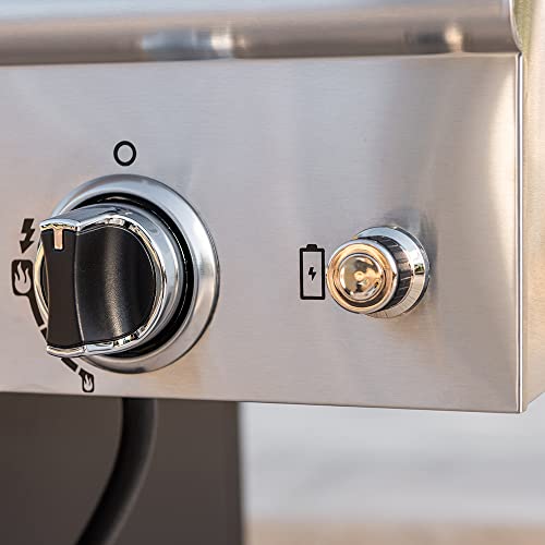 Nexgrill 720-1046A Deluxe 5-Burner Propane Barbecue Gas Grill With Side Table And Ceramic Searing Side Burner thumb #3