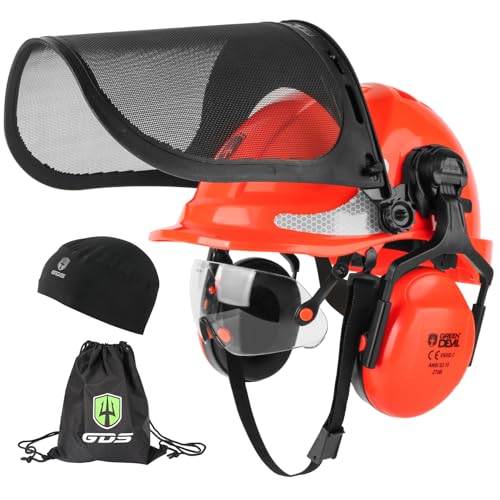 GREEN DEVIL Chainsaw Safety Protective Helmet Forestry...