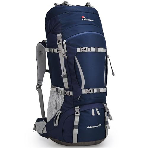 MOUNTAINTOP 70L Trekkingrucksack Innenrahmen Rucksack Wanderrucksack Herren Damen...