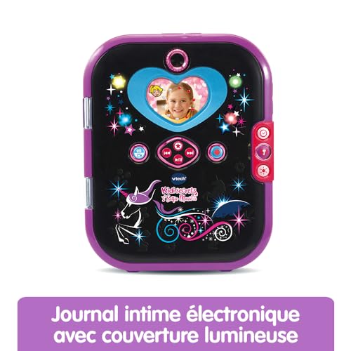 Journal intime électronique Vtech Kidisecrets Selfie Music 2.0 Noir