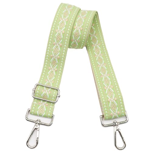 Image of LEMEDE Purse Strap Adjustable Replacement Crossbody Bag Straps Retro Jacquard Embroidery Shoulder Straps for Shoulder Bag