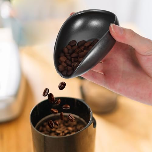 Vaso dosificador de café de cerámica negro miniatura 4