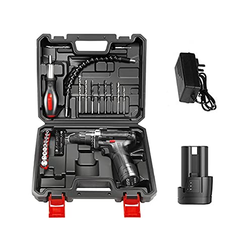 Schlag-Akku-Bohrschrauber Elektro-Schraubendreher Haushalt 12VF Elektro-Bohrmaschine Elektrowerkzeug-Set