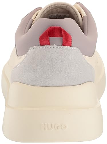 Image of Hugo Mens Cupsole Leather Lace Up Sneaker