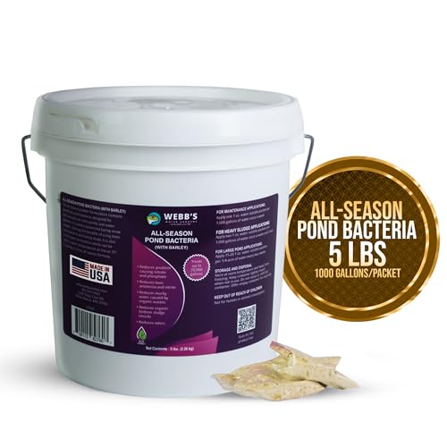 Webb's Water Gardens Pond Maintenance Packets with Barley - Natural