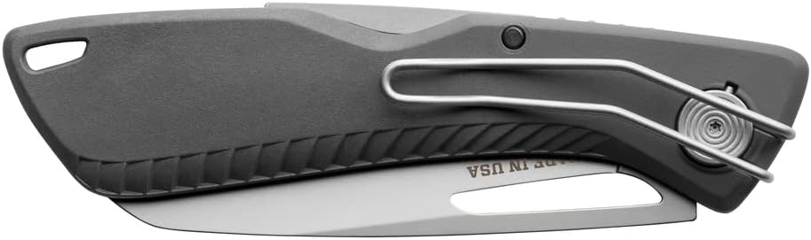 Gerber Gear SharkBelly Knife, 3.25" Serrated Edge Folding Knife, Made in USA EDC Gear and Equipment, Grey