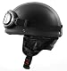 Halbschalenhelm Ato Moto Retro Oldtimerhelm mit Kunstlederbezug