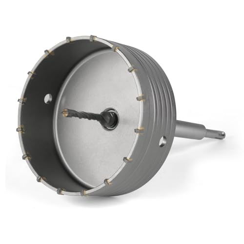 Image of BINOTA Concrete Hole Saw 150 mm,Rotary Hammer Core Bit Hole Saw, with SDS Plus Shank 220 mm, for Concrete Cement Brick Wall Stone Masonry