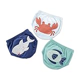 Baby Aspen Under The Sea 3 Piece Diaper Cover Gift Set for Boy
