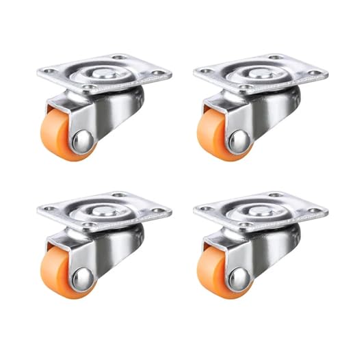 Roulettes pivotantes caoutchouc 0.5" pour déplacer facilement vos boîtes et meubles