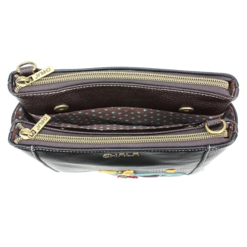 Image of CHALA Merry Messenger RFID Protected Women Faux Leather Shoulder Purse with Adjustable Crossbody Strap