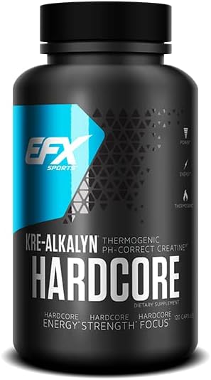 EFX Sports Kre-Alkalyn Hardcore, 120 Capsules