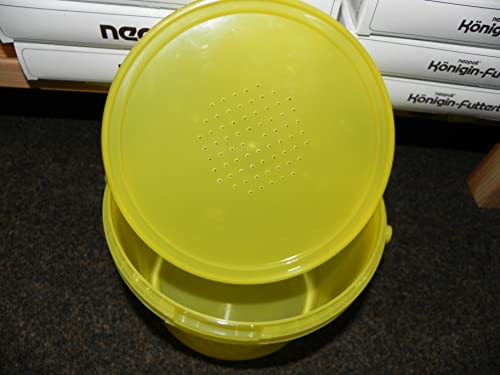 HKM Futtereimer 12 Liter Mit Henkel – Einfache Wandmontage, Praktisch Für Stall & Garten
