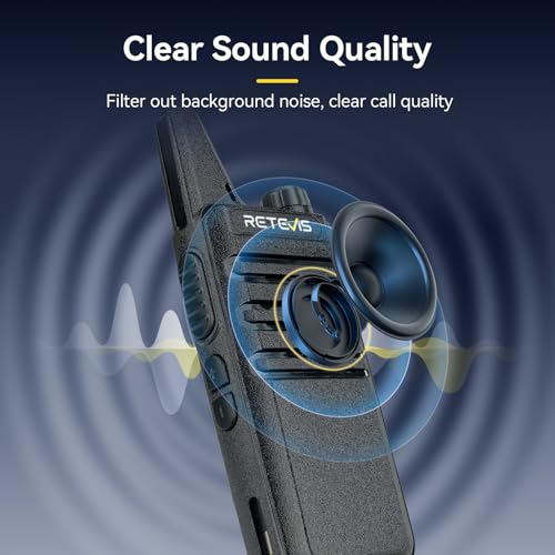 Image of Retevis RT22 FRS Walkie Talkies with Earpiece & Multi-Charger (10 Pack)