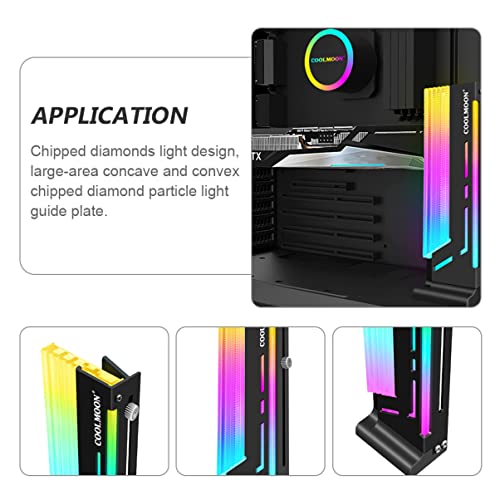 Soporte Magnético Para Tarjeta Gráfica GPU SaditY Negro miniatura 2