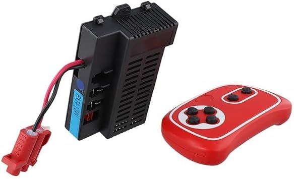 RX74 24V Remote Control Receiver for Kids Electric Ride-On Vehicles 2.4G Wireless Controller with Soft Start No External Starter Needed(Full set)