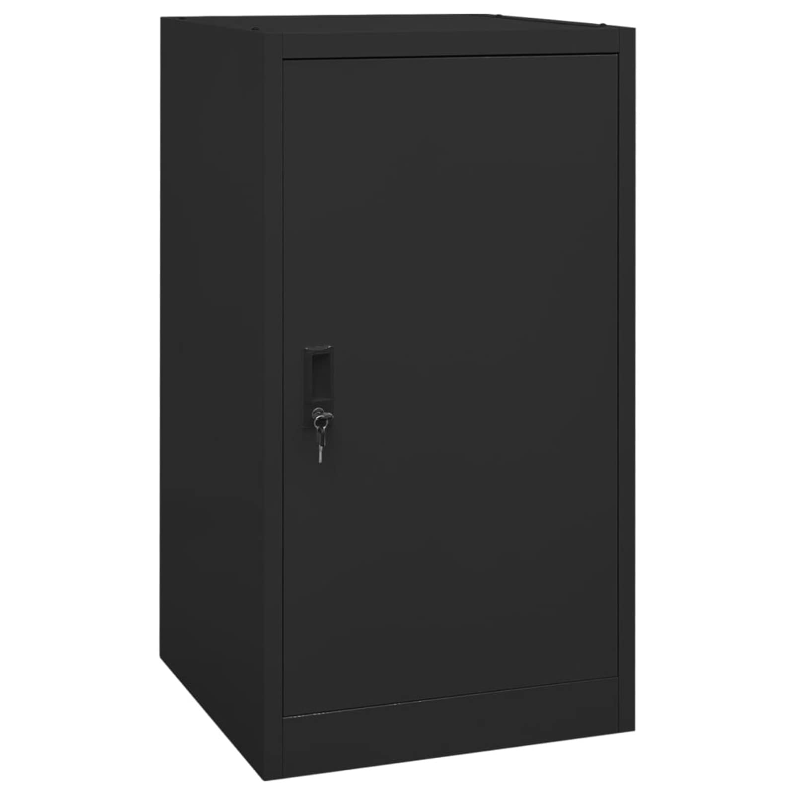 Tidyard Armario para Monturas de Caballo con Cerradura, Negro, Acero, 53x53x105 cm, Estante Inferior y 4 Ganchos Regulables, Capacidad 15 kg, para Cuarto de Arreos y Establo