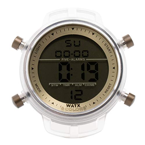 Watx & Colors Reloj Analog-Digital para Mens de Automatic con Correa en Cloth S0311958