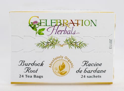 Celebration Herbals Teabags Herbal Tea Burdock Root Organic - 24 Herbal Tea Bags