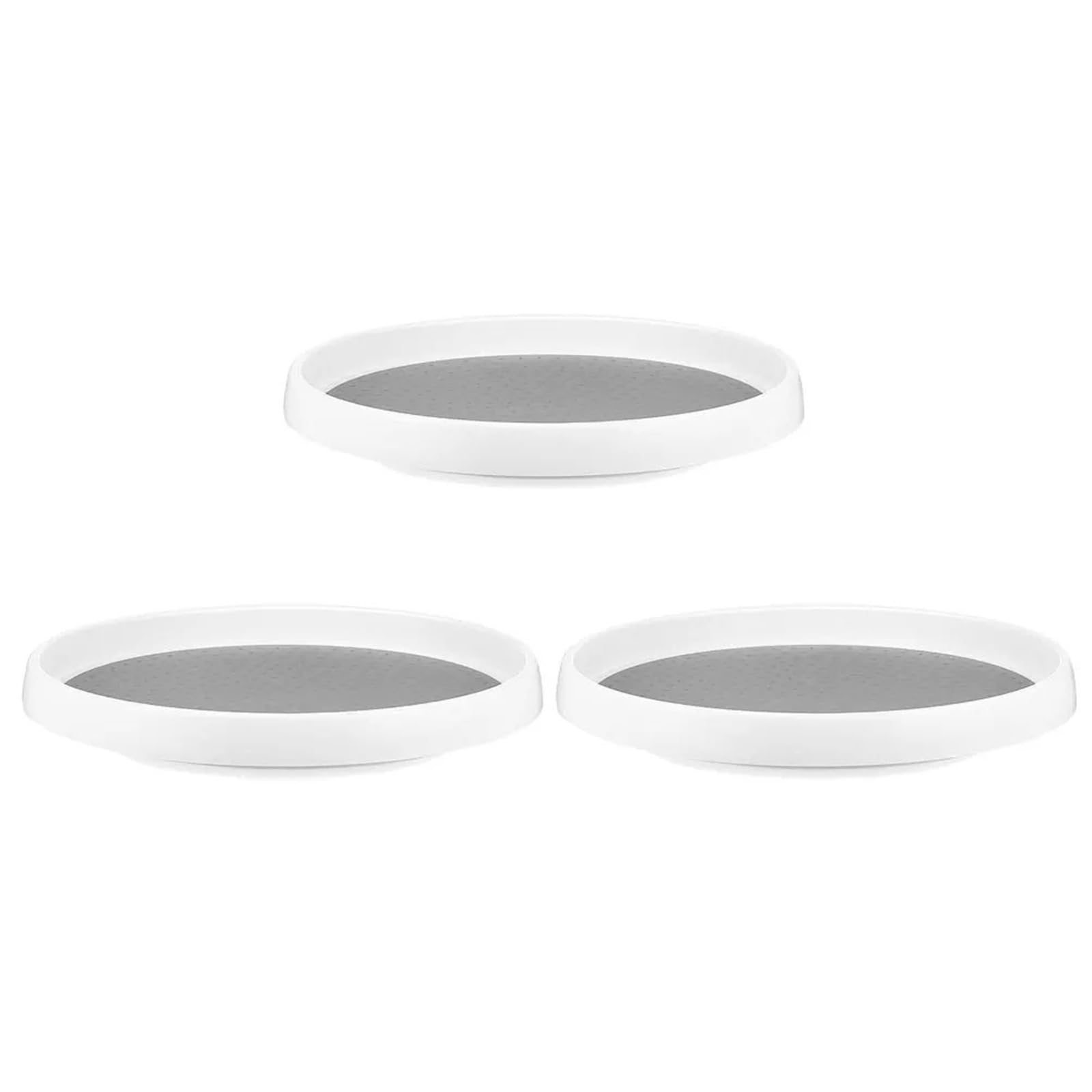 RUWLFE 3Pcs Household Spice Storage Box Rotatable Tray Multi-Function Kitchen Organizer Seasoning Jar Rack Countertop for Kitchen, Cabinet
