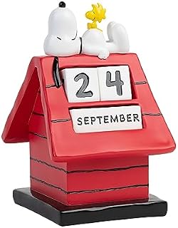 Grupo Erik Snoopy Doghouse Perpetual Calendar | Flip Calendar | Snoopy Calendar | Perpetual Calendars | Snoopy Desk Calendar | Snoopy Figure | Snoopy Gifts | Cool Calendar
