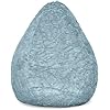 Lumaland Zitzak Luxury 60x45cm | Microvelours beanbag met extra zachte en robuuste stof | voor volwassenen en kinderen | ideaal geschikt voor kinderkamer | Fauteuil & stoel Bean Bag [turquoise