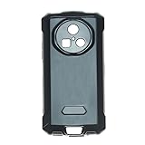 Auotu Hülle Mit Kamera Schutz Soft TPU Silikon Hülle Etui Tasche Cover für DOOGEE Fire 5 / Fire 5 Pro/DOOGEE Fire 7 Smartphone (Schwarz)