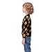 MZERSE Soft Kids Crew Neck Pullover Cool Fire Dragon Art, Long Sleeve Sweatshirt for All Seasons, 8-10Y