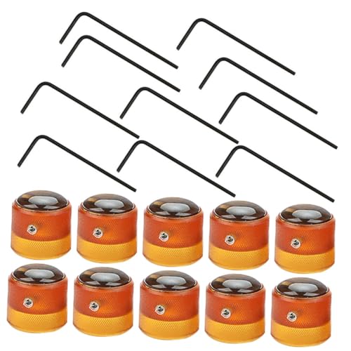 Boutons de volume en plastique pour guitare électrique et basse BESTonZON x10