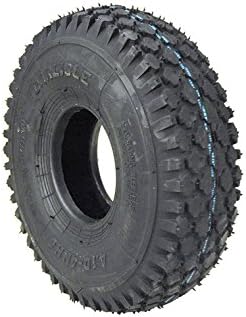 Mr Mower Parts Tire 410X350X4 (4.10X3.50X4) Stud Tread 2 Ply Tubeless Carlisle 5160251 Go Kart Tire
